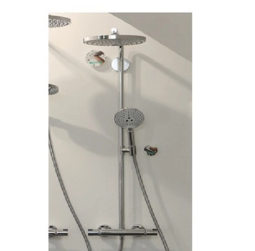 Термостатична душ колона Raindance Select S 240 2jet бял/хром